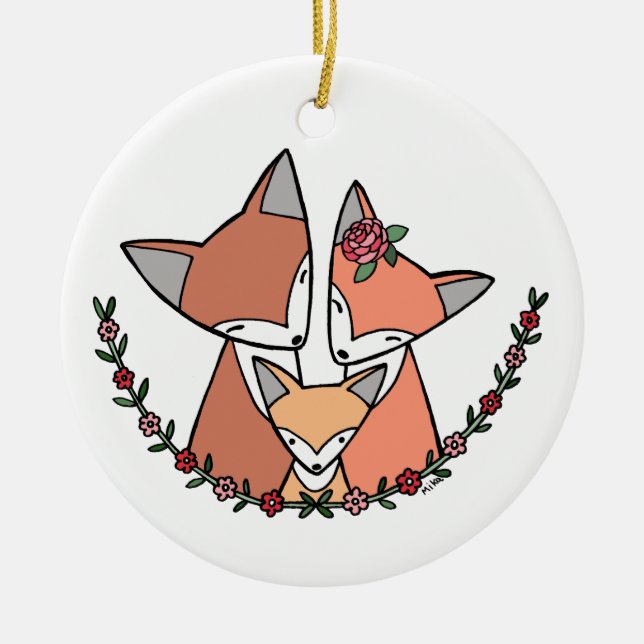 Baby's First Christmas Ornament Custom Baby Gift (Front)