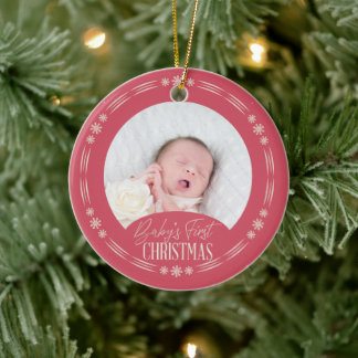 Baby's First Christmas Ornament Design