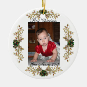 "Baby's First Christmas" Ornament with Jesus