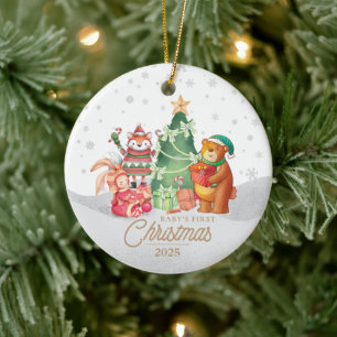 Baby's First Christmas Personalised Ceramic Tree Decoration