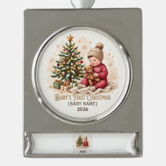 Baby's First Christmas Personalised Ornament