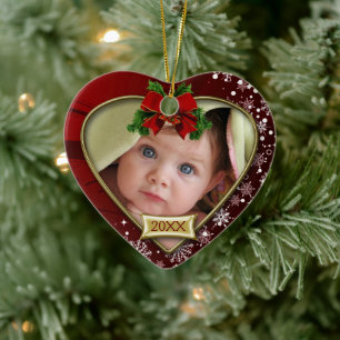 Baby's First Christmas Photo Frame Ornament