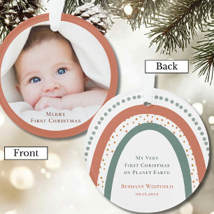 Baby's First Christmas Photo Keepsake Ornament