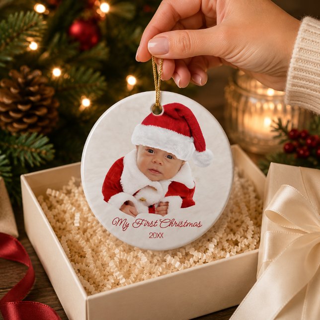 Baby's First Christmas Photo Ornament (Creator Uploaded)