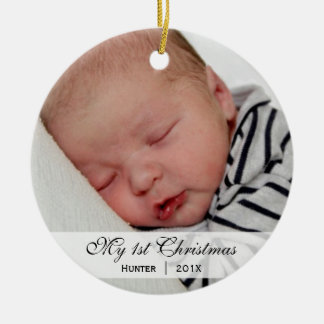 Baby's  |  First Christmas Photo Ornament