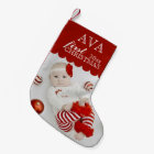 Baby's First Christmas PHOTO STOCKING