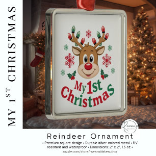 Baby's First Christmas Reindeer Ornament