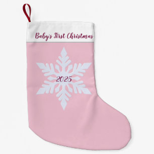 Baby's First Christmas Small Christmas Stocking