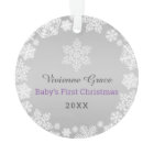 Baby's First Christmas | Snowflake Photo