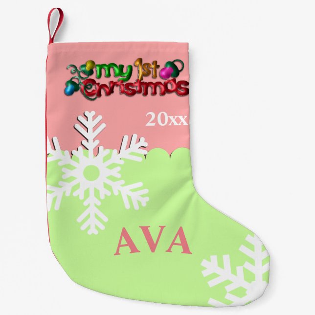 Baby's First Christmas STOCKING (Front)