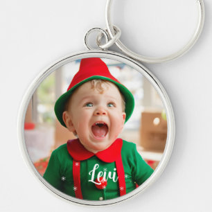 Baby's First Christmas Trainee Elf Key Ring