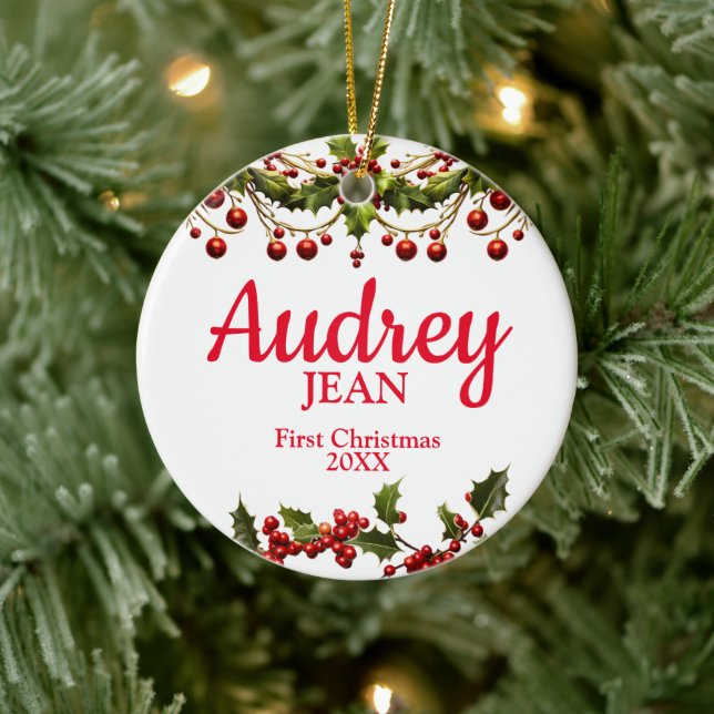 Baby's First Christmas Tree Ornament (Tree)