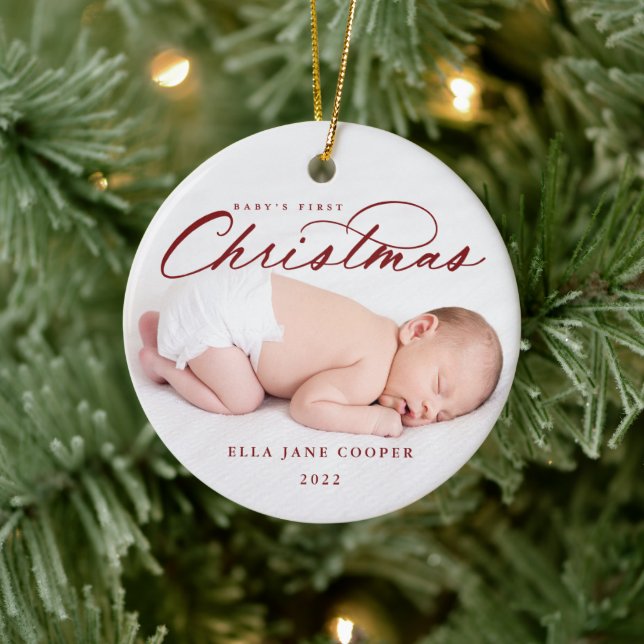 Baby's First Christmas Tree Ornament (Tree)