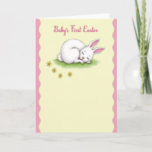 Babys First Easter Art Card