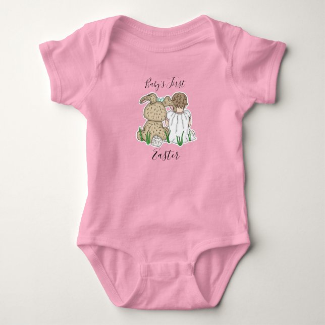 Baby's First Easter Baby   Bodysuit (Front)