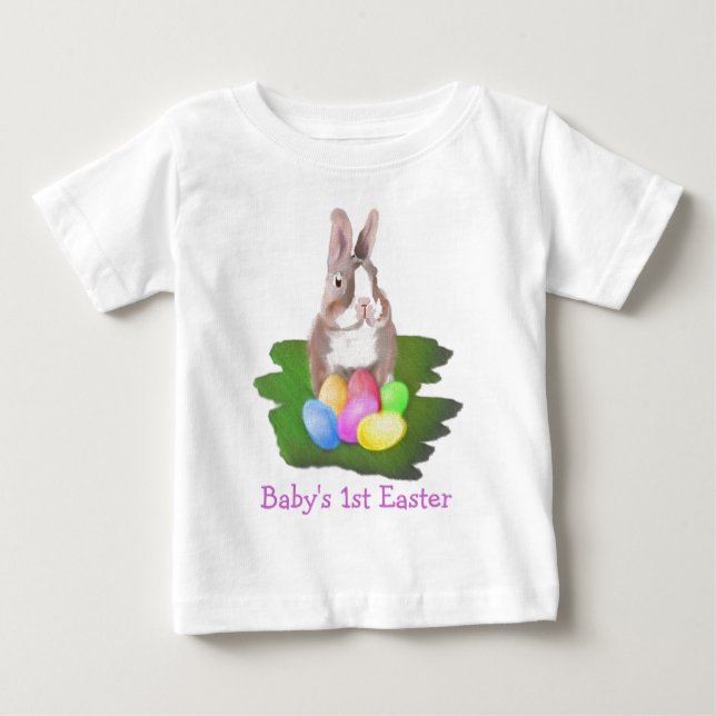 Baby's First Easter Baby T-Shirt (Front)