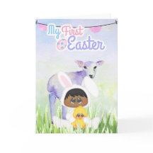 Baby's First Easter Greeting Card