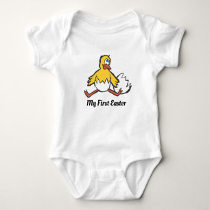 Baby's First Easter Hatched Egg and Chick Baby Bodysuit
