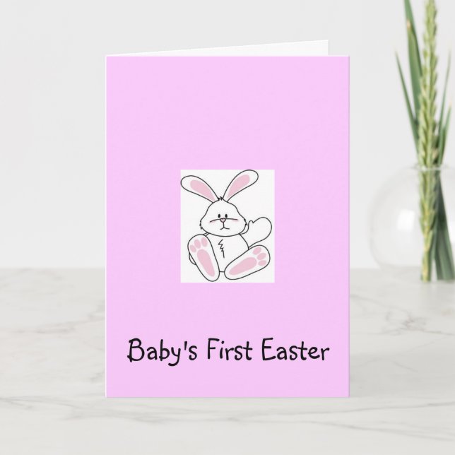 Baby's first Easter Holiday Card (Front)
