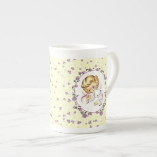 Baby's First Easter. Little Angel with Lamb Bone China Mug