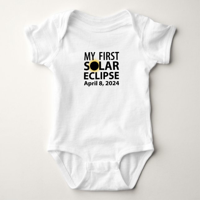Baby's First Eclipse Baby Bodysuit (Front)
