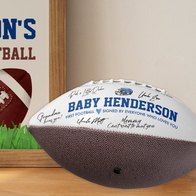 Baby's First Football Baby Shower Prop American Football (Creator Uploaded)
