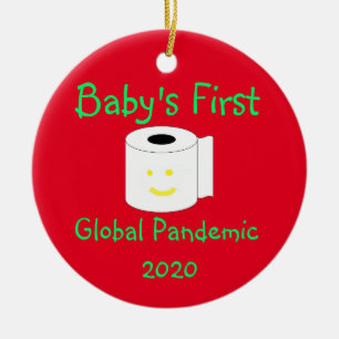 Baby's First Global Pandemic Ceramic Tree Decoration