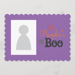 Baby's First Halloween 5x7 Flat Photo Card