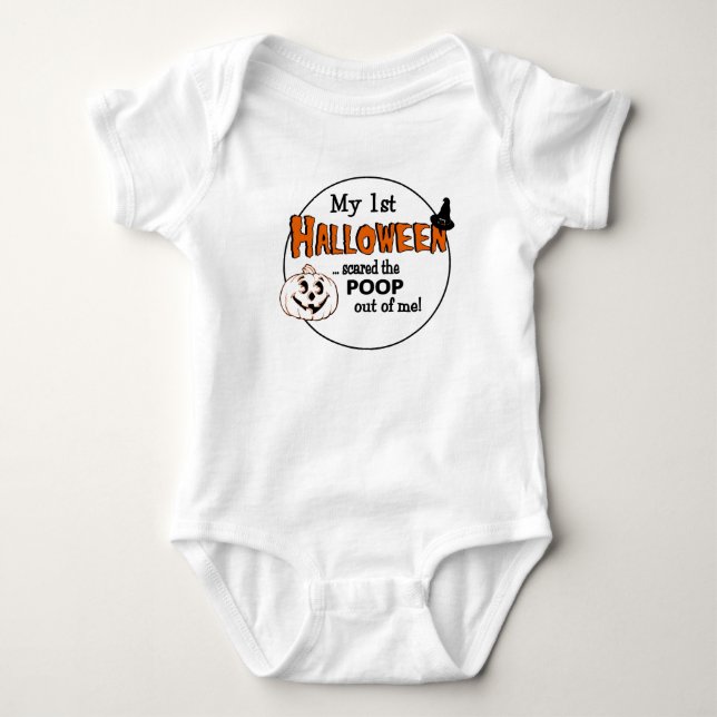 Baby's First Halloween Baby Bodysuit (Front)