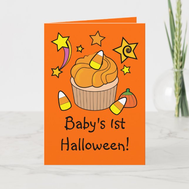 Baby's First Halloween Card (Front)
