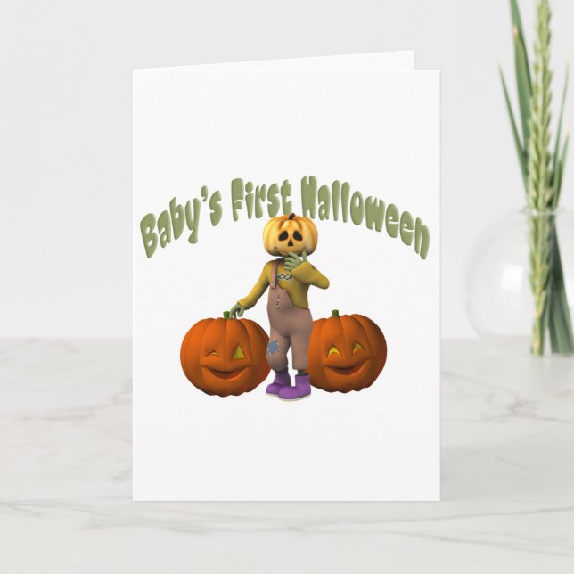 Baby's First Halloween Card (Front)