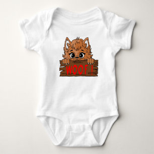 babys first halloween cute werewolf costume baby bodysuit