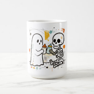 Baby's First Halloween Ghost Skeleton Coffee Mug