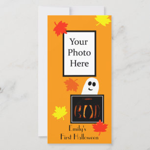 Baby's First Halloween Photo Card