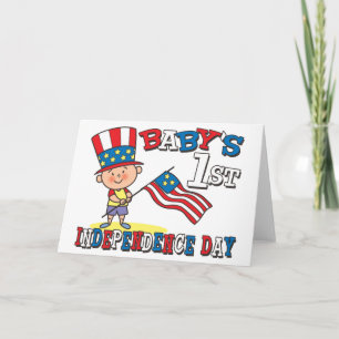 Baby's First Independence Day Card