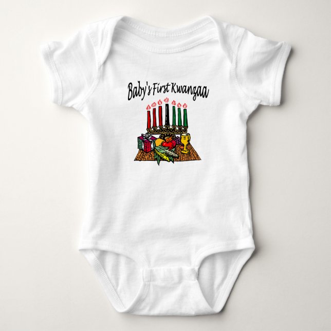 Baby's First Kwanzaa Baby Bodysuit (Front)