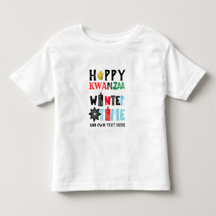 Babys First KWANZAA Tshirt Add Name to Personalise