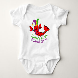 Baby's First Mardi Gras Baby Bodysuit
