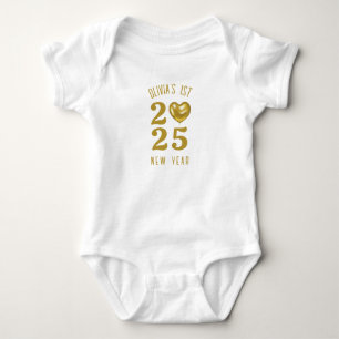 Baby's first new year, first new year baby bodysuit