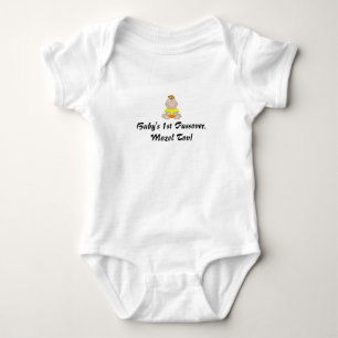 BABY'S FIRST PASSOVER FUN CUTE 1-PIECE 3-SNAP BABY BODYSUIT