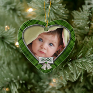 Baby's First Photo Frame Ceramic Tree Decoration