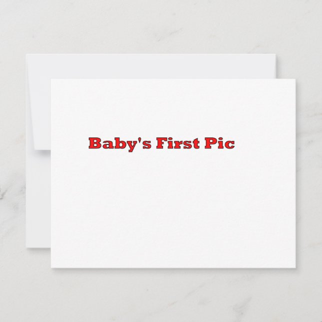 Baby's First Picture The MUSEUM Zazzle Gifts (Front)