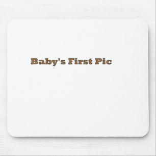 Baby's First Picture The MUSEUM Zazzle Gifts Mouse Mat