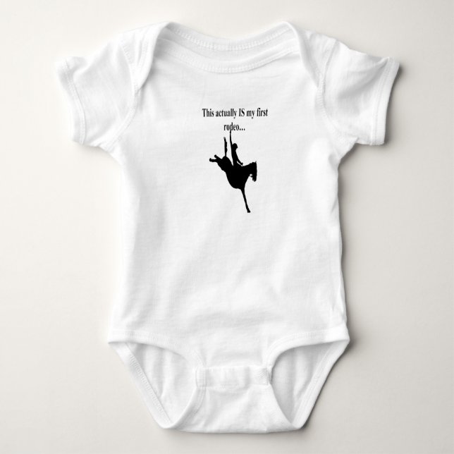 Baby's First Rodeo Baby Bodysuit (Front)