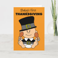Baby's First Thanksgiving Cute Pilgrim