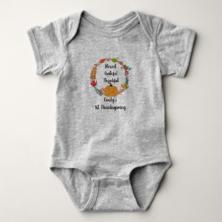 Baby's First Thanksgiving Onsie Baby Bodysuit