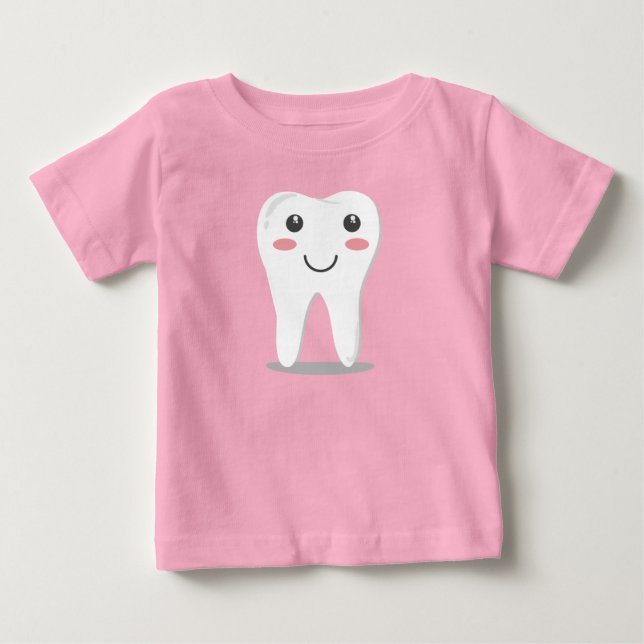 Baby's First Tooth Baby T-Shirt (Front)
