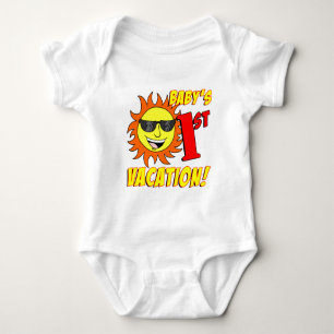 Baby's First Vacation Baby Bodysuit