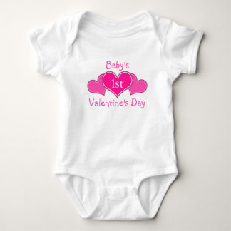Baby's First Valentine's Day Baby Bodysuit