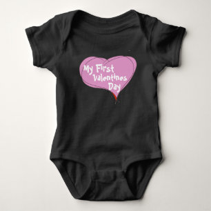 Baby's First Valentines Day Baby Bodysuit